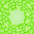 Bright Green Bubble Background Royalty Free Stock Photo