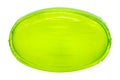 bright green candy to suck and already unwrapped Royalty Free Stock Photo