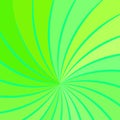 Bright green color abstract background with rays swirl radial, wallpaper decor vector illustration art graphic design futuristic Royalty Free Stock Photo