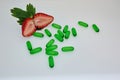 Bright green natural fatty acid cla softgels fat loss