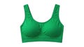 Bright green sports bra Royalty Free Stock Photo