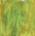 Bright green and yellow wet texture. Gouach
