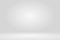 Bright grey studio room gradient background wall. Vector.