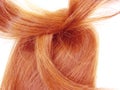 Bright hair curls Royalty Free Stock Photo