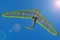 Bright hang glider wing