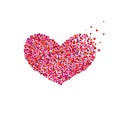 Bright heart. Bubbles design, Holidays, Valentine`s Day