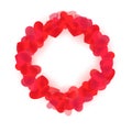 Bright heart wreath.