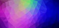 Bright horizontal Multicolor triangle background - Vector Eps Royalty Free Stock Photo