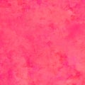 Bright hot pink watercolor and soft peach orange watercolor background painting with abstract fringe and bleed paint drips Royalty Free Stock Photo