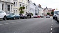 Bright houses in Vaughan Street Llandudno