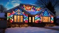 bright house holiday lights