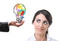 Bright idea colleague Royalty Free Stock Photo