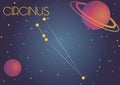 The constellation Circinus Royalty Free Stock Photo