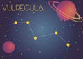 The constellation Vulpecula Royalty Free Stock Photo