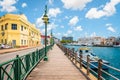 Promenade at marina of Bridgetown, Barbados. Royalty Free Stock Photo