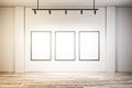 Bright interior empty banner Royalty Free Stock Photo