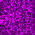 Bright intersecting violet hearts on a sparkling background