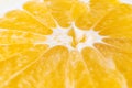 Bright juicy citrus pulp close-up.
