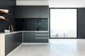 Bright kitchen interior