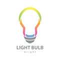 Bright light bulb Royalty Free Stock Photo