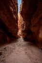 Bright Light Reflects Off Distant Hoodoos In Wall Street