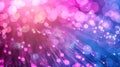 Colorful Fiber Optic Light Strands Creates a Dreamy Bokeh Background Effect Royalty Free Stock Photo
