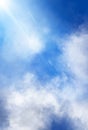 Heavenly Clouds and lights background Royalty Free Stock Photo