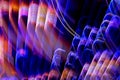 Blurred lighting effect in changing colors Royalty Free Stock Photo