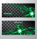 Bright lines abstract minimalistic web header swoosh waves. Vector illustration Royalty Free Stock Photo