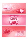 Bright Love Festive Horizontal Banners