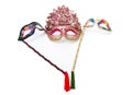 Bright masquerade masks