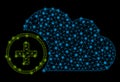 Bright Mesh 2D Add Cloud with Light Spots