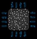 Bright Mesh Network ASIC Processor with Flash Spots