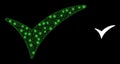 Glossy Mesh Confirm with Lightspots