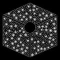 Bright Mesh 2D Cube Vertex with Light Spots