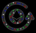 Bright Mesh 2D Ethereum Chargeback with Flare Spots