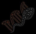 Flare Mesh Wire Frame Sperm Replication with Flare Spots