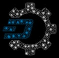 Bright Mesh Wire Frame Dash Process Gear with Flash Spots