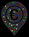 Bright Mesh Wire Frame Euro Pointer with Light Spots