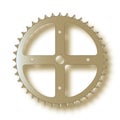 Bright Metal Bicycle Cog