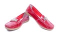 Bright mocassins Royalty Free Stock Photo