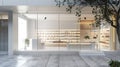 Stylish Modern Beauty Store with Nature Accents