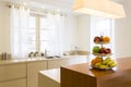 Bright modern kitchen Royalty Free Stock Photo