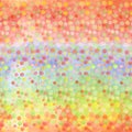 Bright modern seamless hand drawn pattern of confetti over blur rainbow. Watercolor pattern for kids textile, fabric prints, phone