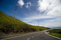 Bright morning on Saddle Highway, Big Island Royalty Free Stock Photo