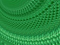 Bright mosaic wave green background, dragon tail