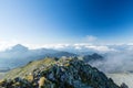 Bright mountain landscape in the Alps Royalty Free Stock Photo