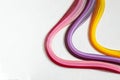 Bright multi-colored strips for quilling