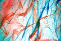 Bright multicolor abstract background, multiple exposure