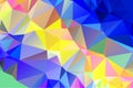 Bright Multicolor Abstract Low Poly Geometric Gradient Polygonal Background Vector Illustration Royalty Free Stock Photo